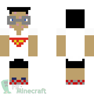 Aperçu de la skin Minecraft Geek