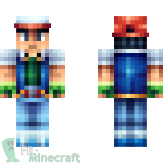 Aperçu de la skin Minecraft Sacha - Pokemon