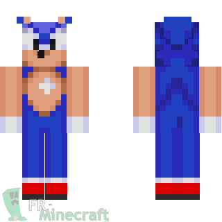 Aperçu de la skin Minecraft Sonic