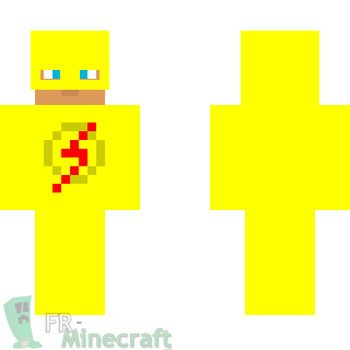 Aperçu de la skin Minecraft Flash - The Flash