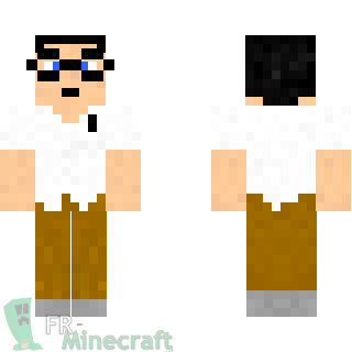 Aperçu de la skin Minecraft Geek