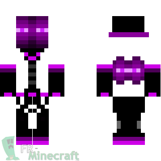 Aperçu de la skin Minecraft Raver Enderman