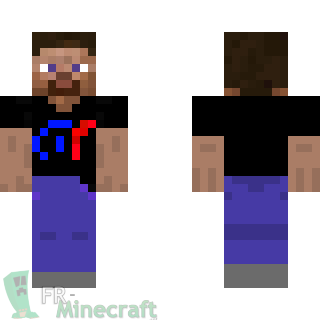 Aperçu de la skin Minecraft Steve Grand Turismo