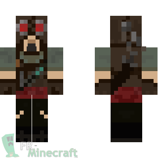 Aperçu de la skin Minecraft Mordecai - Borderlands