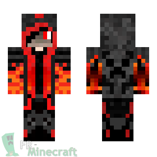 Aperçu de la skin Minecraft Mage de Feu