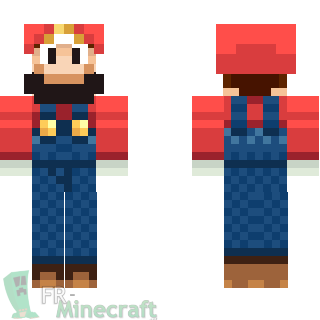 Aperçu de la skin Minecraft Mario