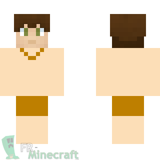 Aperçu de la skin Minecraft Garçon en Maillot de bain