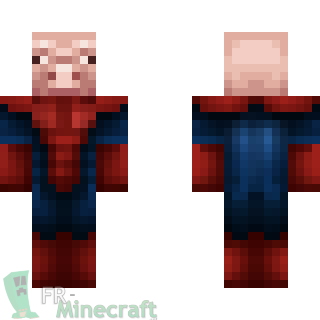 Aperçu de la skin Minecraft Spider Cochon