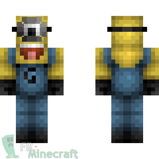 Aperçu de la skin Minecraft Minion -  Moi Moche et Méchant