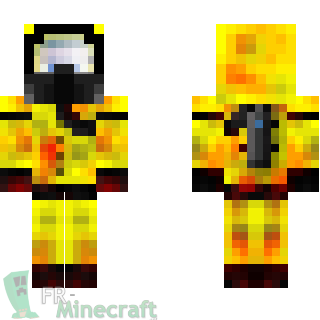 Aperçu de la skin Minecraft Combinaison anti-radiation