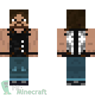 Aperçu de la skin Minecraft Daryl Dixon - The Walking Dead