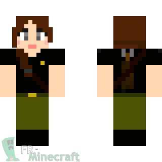 Aperçu de la skin Minecraft Katniss Everdeen - Hunger Games