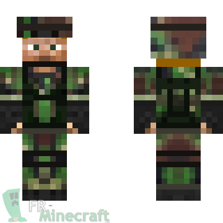 Aperçu de la skin Minecraft Militaire