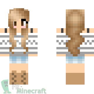 Aperçu de la skin Minecraft Fille belle