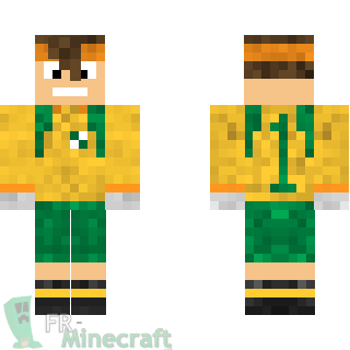 Aperçu de la skin Minecraft Endou Mamoru - Inazuma Eleven