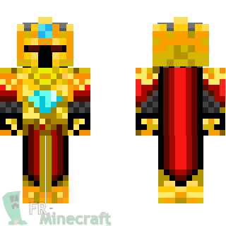 Aperçu de la skin Minecraft Chevalier doré