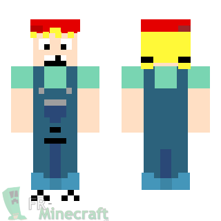 Aperçu de la skin Minecraft Lana Loud - Bienvenue chez les Loud