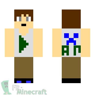 Aperçu de la skin Minecraft Mec d'Atome