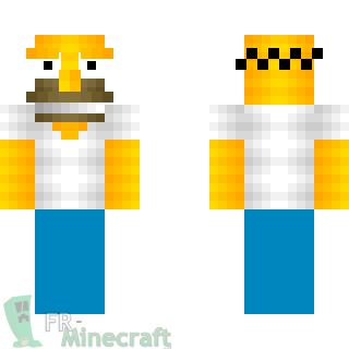 Aperçu de la skin Minecraft Homer Simpson