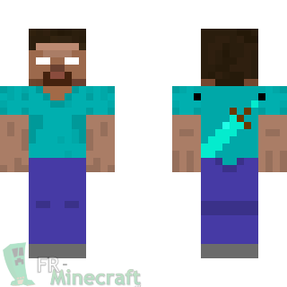 Aperçu de la skin Minecraft Herobrine