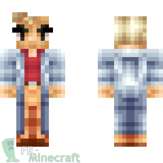 Aperçu de la skin Minecraft Professeur Chen - Pokemon