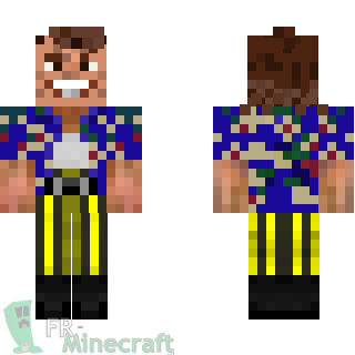 Aperçu de la skin Minecraft Ace Ventura