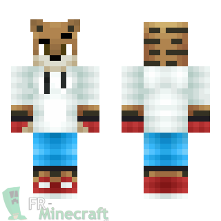 Aperçu de la skin Minecraft Léopard habillé