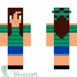 Aperçu de la skin Minecraft Fille