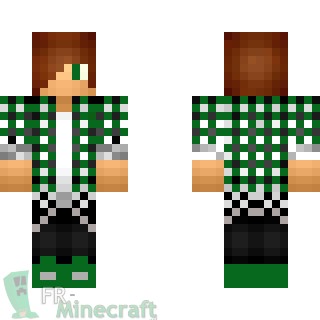 Aperçu de la skin Minecraft Ado cool