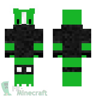 Aperçu de la skin Minecraft Ours vert