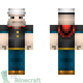 Aperçu de la skin Minecraft Popey - Popey