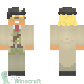 Aperçu de la skin Minecraft Kazuhira Miller - Metal Gear Solid 