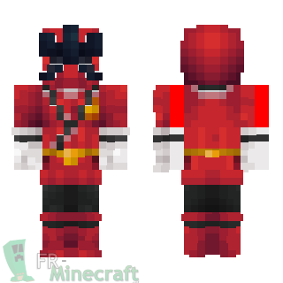 Aperçu de la skin Minecraft Lauren - Power Rangers Super Samurai