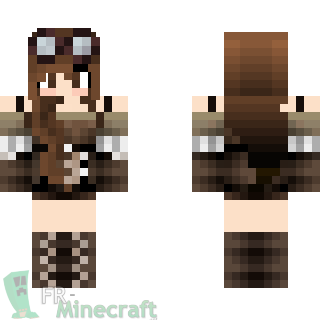 Aperçu de la skin Minecraft Fille Hunger Games