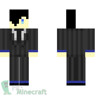 Aperçu de la skin Minecraft Emo en costume