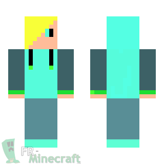 Aperçu de la skin Minecraft Lycéen mignon