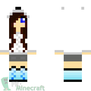 Aperçu de la skin Minecraft Jeune Fille