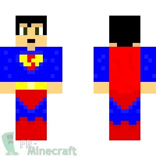 Aperçu de la skin Minecraft Superman