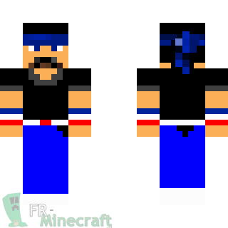 Aperçu de la skin Minecraft Le petit français