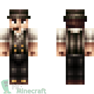 Aperçu de la skin Minecraft gangster