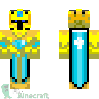 Aperçu de la skin Minecraft Chevalier d'Or - Chevaliers du Zodiaque