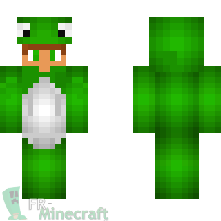 Aperçu de la skin Minecraft Déguisement grenouille