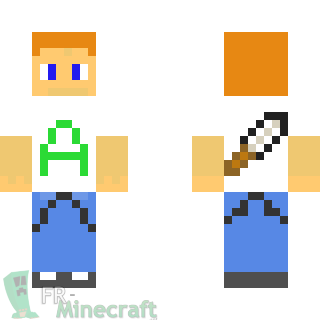 Aperçu de la skin Minecraft Mec poli