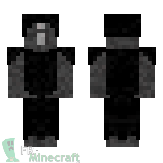 Aperçu de la skin Minecraft Chevalier de l'Espace gris