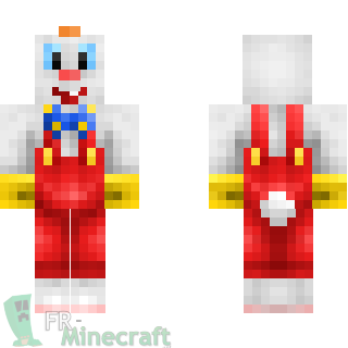 Aperçu de la skin Minecraft Roger Rabbit