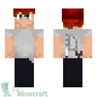 Aperçu de la skin Minecraft Ingénieur avec un bonnet