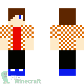 Aperçu de la skin Minecraft Minecraftien