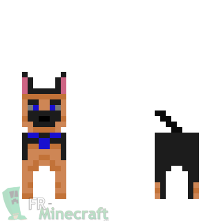 Aperçu de la skin Minecraft Chien