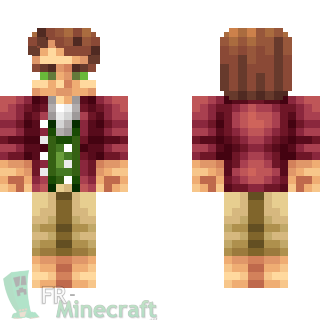 Aperçu de la skin Minecraft Bilbon Sacquet - Hobbit