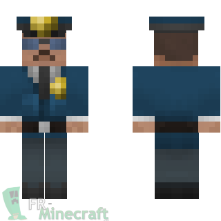 Aperçu de la skin Minecraft Policier